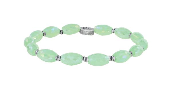 light green - Petit Glamour d'Afrique - Konplott bracelet
